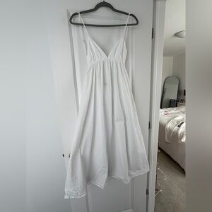 Zara White Maxi Dress